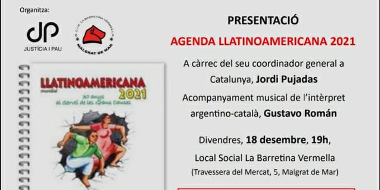 La presentació de l'Agenda Llatinoamericana 2021, aquest divendres