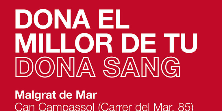 [ÀUDIO] El Banc de Sang i els Bombers organitzen una nova campanya de donació de sang aquest dissabte a Can Campassol