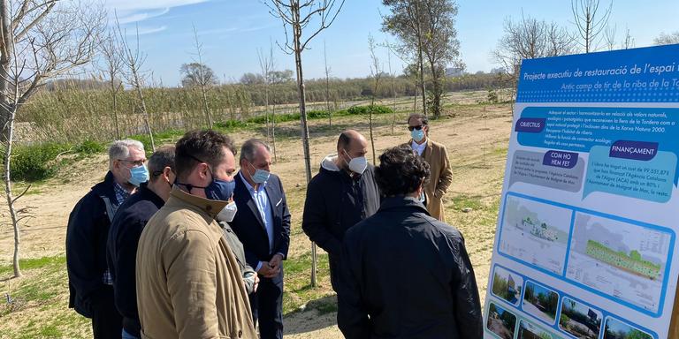 [ÀUDIO] El conseller Calvet anuncia a Malgrat de Mar ajuts de més d'1 MEUR per a la restauració de rius i zones humides