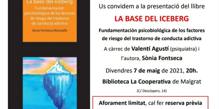 [ÀUDIO] L'educadora social Sònia Fontseca presenta el seu llibre 'La base del iceberg' aquest divendres a la biblioteca