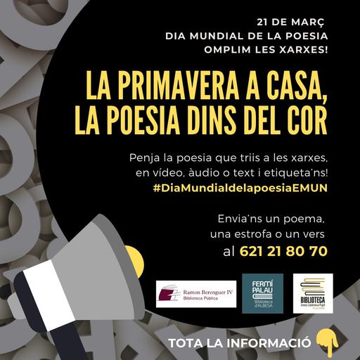 La primavera a casa, la poesia al cor