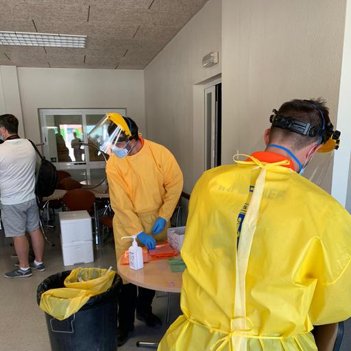 El Departament de Salut duu a terme tests PCR massius a Albesa