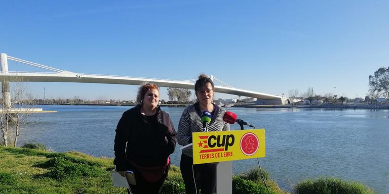 La CUP Terres de l'Ebre demana una aposta decidida per la baixada de sediments i aigua