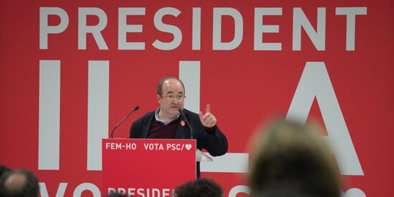 14-F: Iceta veu Illa com "l'home que ve a canviar les coses": "Si podeu votar al millor, per què conformar-se amb menys?"