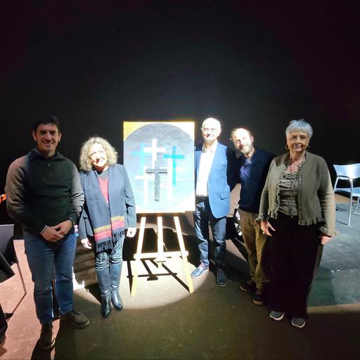 “Ressons de la creu”, el nou cartell de La Passió 2026, obra d’Assumpció Mateu