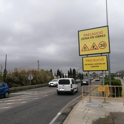 Comencen els treballs previs del projecte de reurbanització de l’antiga carretera de la Riera