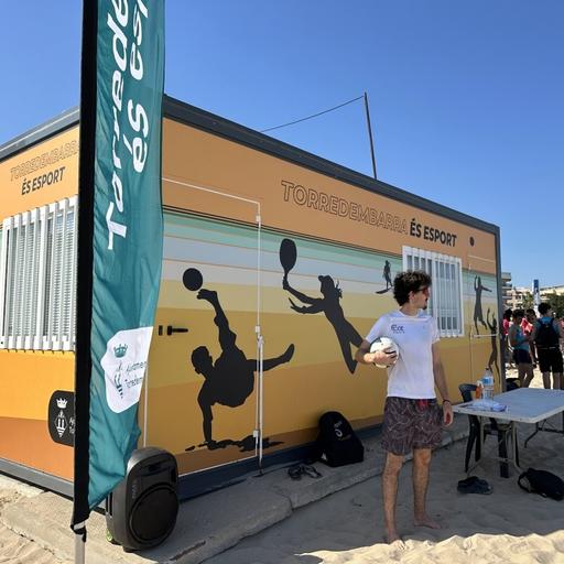 El servei de dinamització esportiva a la platja de la Paella es posa en marxa dilluns vinent