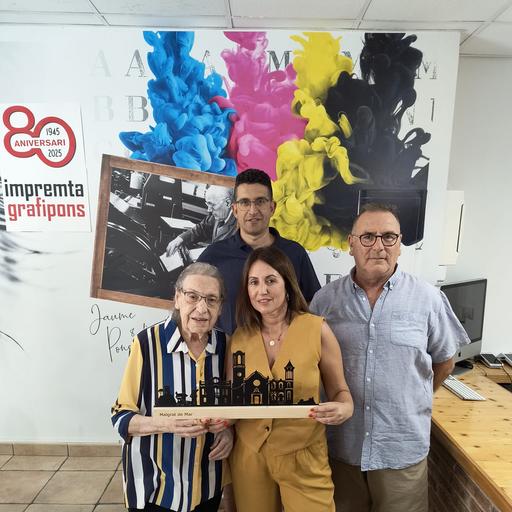 Impremta Grafipons: "Estem molt contents de complir 80 anys i amb ganes de fer-ne més"