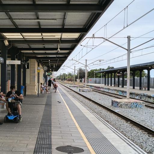 Es suspenen la circulació de trens per l'alerta de Protecció Civil