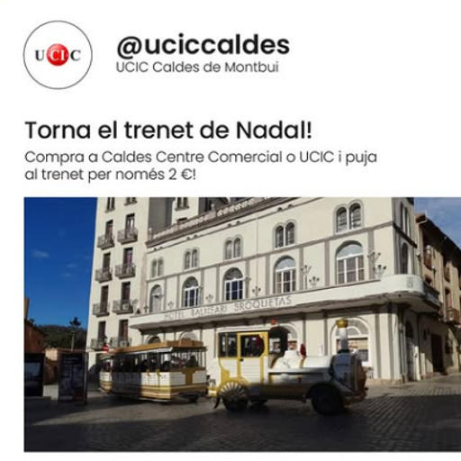 L’UCIC reactiva el Trenet de Nadal per incentivar les compres de proximitat