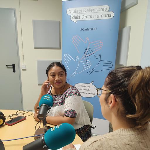 L'activista Maria Caal explica la seva lluita pels drets mediambientals