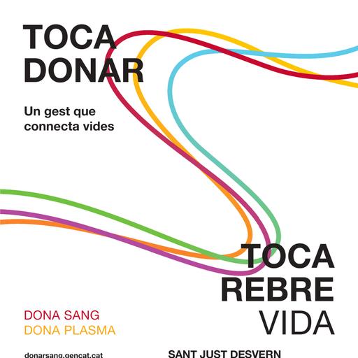 Propera donació de sang a Sant Just: divendres 19 d’abril