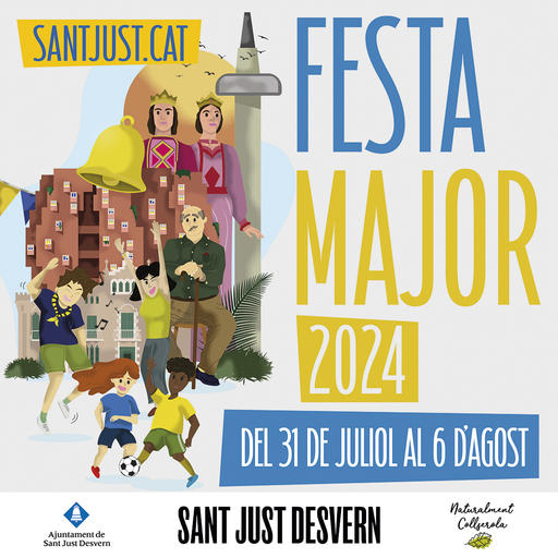 Dos bingos musicals animaran la Festa Major de Sant Just el 3 d'agost