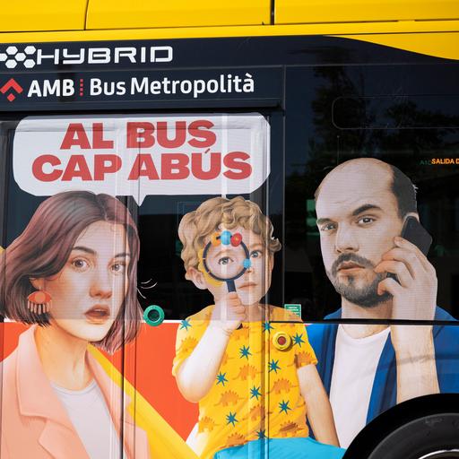 ‘Al bus, cap abús!’, la campanya de l’AMB per frenar les violències al transport públic