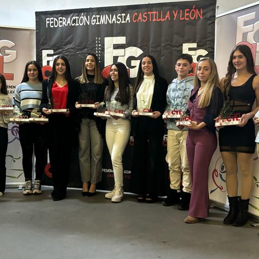11 gimnastas del Club Gimnasia Burgos fueron los galardonados en la Gala de Gimnasia de Castilla y León