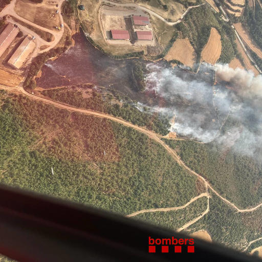 Els Bombers donen per controlat l'incendi de Torreta i Florejacs