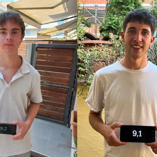 Guillem Sarsanedas i Oriol Cubeles de l’institut Manuel Blancafort superen el 9 a la fase general de la selectivitat
