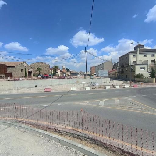 Les obres de la rotonda de la C-14 causen incidències en l’enllumenat públic