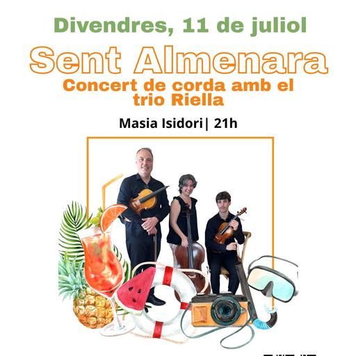 El trio de cambra Riella, al Sent Almenara
