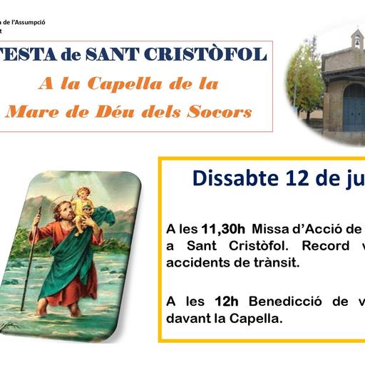 La Parròquia d’Agramunt celebra la Festa de Sant Cristòfol