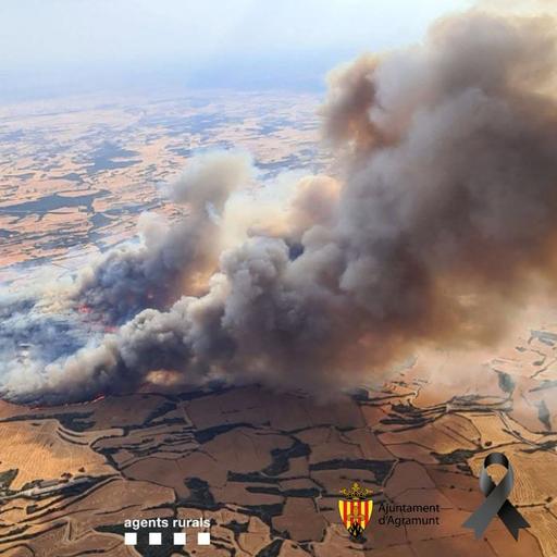 Agramunt decreta dos dies de dol per la mort de dos persones en l’incendi de Torrefeta