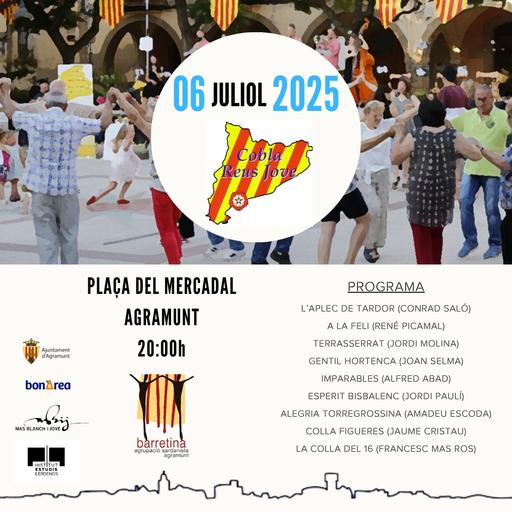 L’Agrupació Sardanista La Barretina inicia aquest diumenge el cicle de sardanes a l’estiu