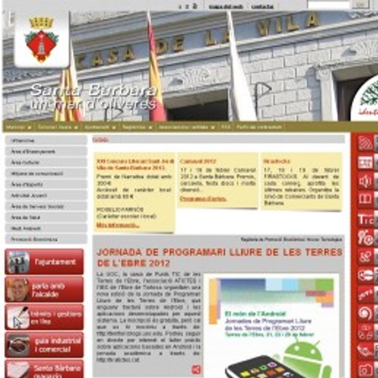L’ Ajuntament de Santa Bàrbara obre una nova via de comunicació amb el veïns