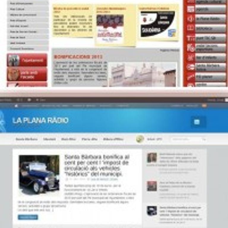 Les dos pàgines web de l ‘ajuntament de Santa Bàrbara,sumen més de 50.000 visites en un any.