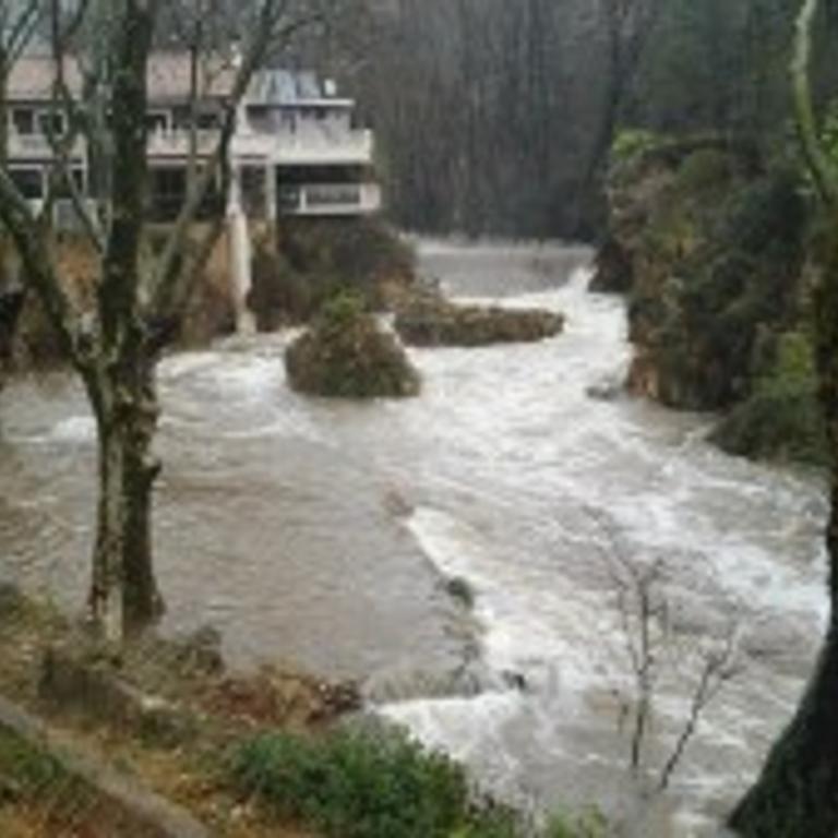 La pluja no provoca massa afectació als camins del terme de Santa Bàrbara