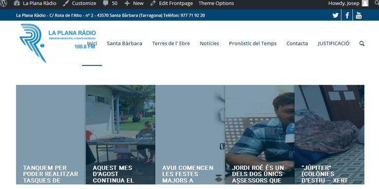 La nova Web de La Plana Ràdio
