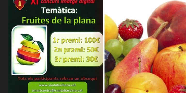 “Les fruites de la plana”, tema del concurs de fotografia digital que convoca Santa Bàrbara.