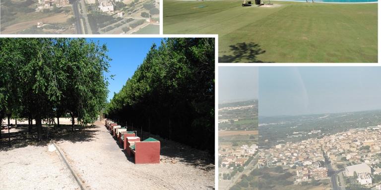 La zona de pic nic i les piscines municipals de Santa Bàrbara es preparen per a l’estiu