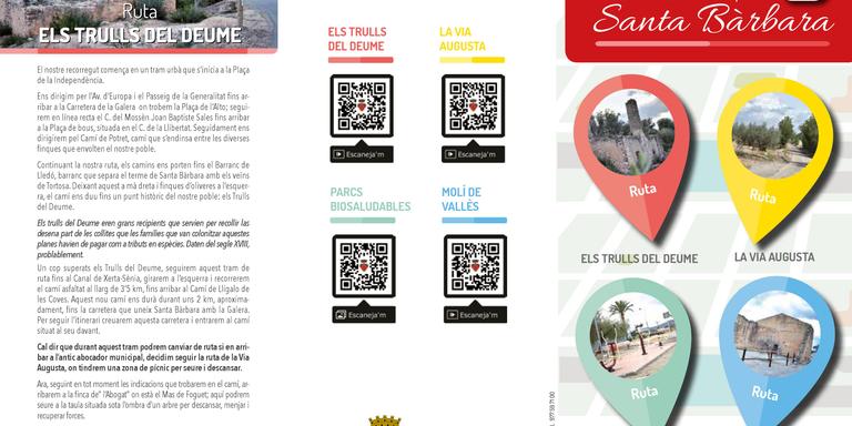 Santa Bàrbara crea quatre “rutes saludables” per fomentar la salut i el turisme.