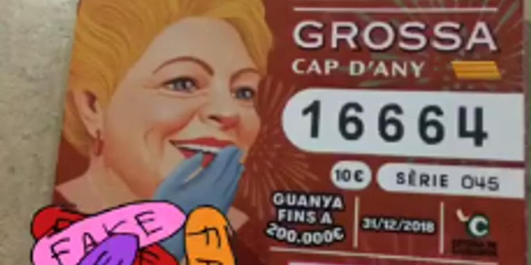 Números falsos de la Grossa de Cap d'Any a Santa Bàrbara