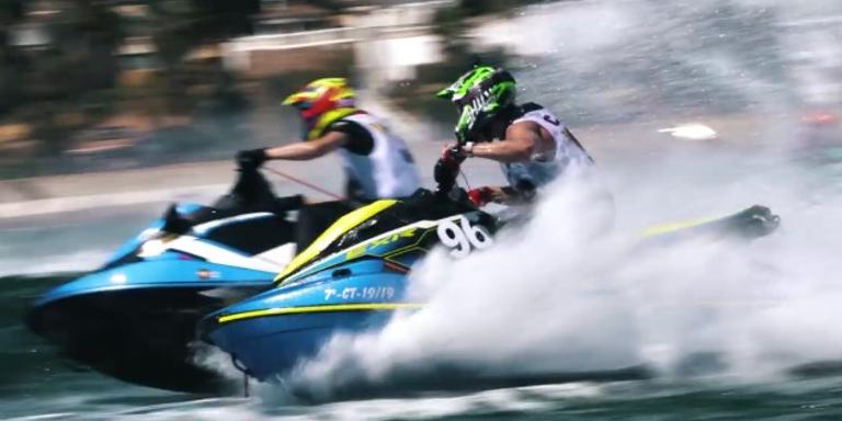 Els ebrencs Jordi Tomàs i David Rodríguez guanyen la segona prova de l'estatal de motos aquàtiques