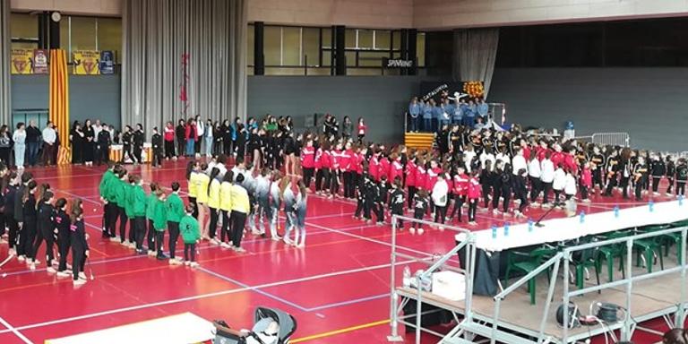 El grup i equip júnior del twirling Santa Bàrbara es proclamen campions de Catalunya a Ulldecona