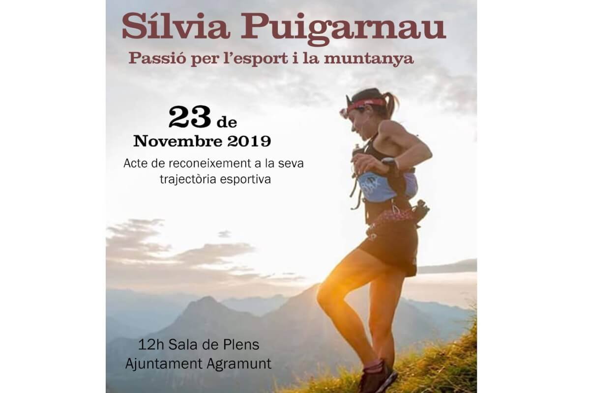 Agramunt prepara un acte de reconeixement a l'esportista agramuntina Sílvia Puigarnau