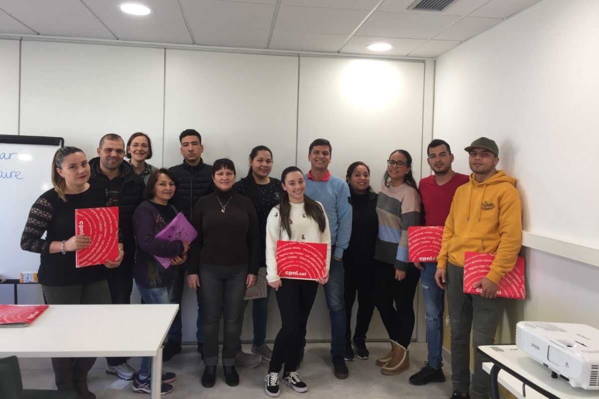 Una vintena d'alumnes, al curs inicial 1 de llengua catalana del CPNL a Agramunt