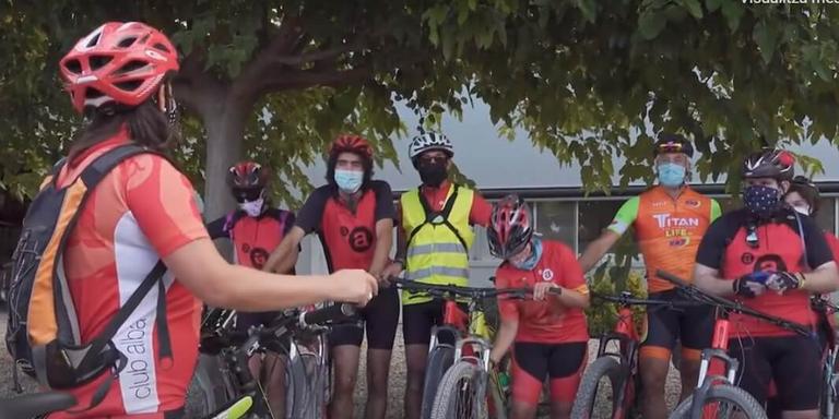 El ciclista Jaume Rovira impulsa de nou el repte solidari amb el Grup Ciclista Alba