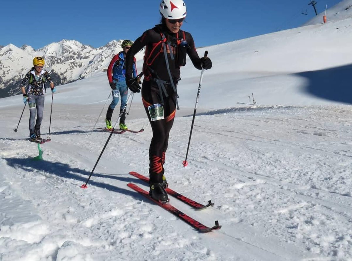 Sílvia Puigarnau, segona classificada al Campionat d'Espanya d'esquí d'alta muntanya