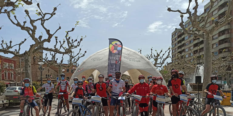 El ciclista Jaume Rovira recapta 570 euros amb la ruta solidària Transurgellenca