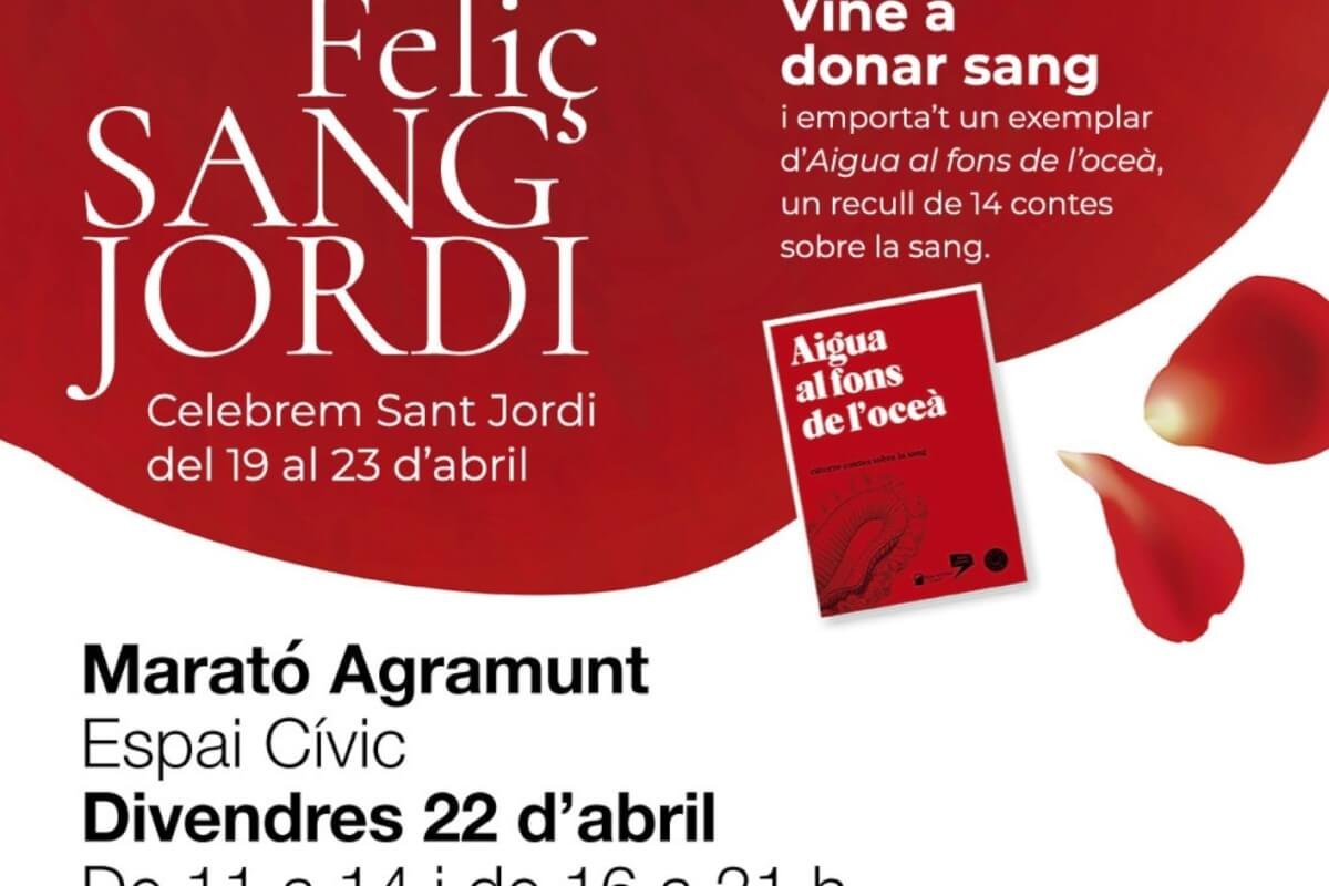 Agramunt estrena l'escultura feta pel traspassat Ramon Guixé durant la marató de donació de sang d'avui