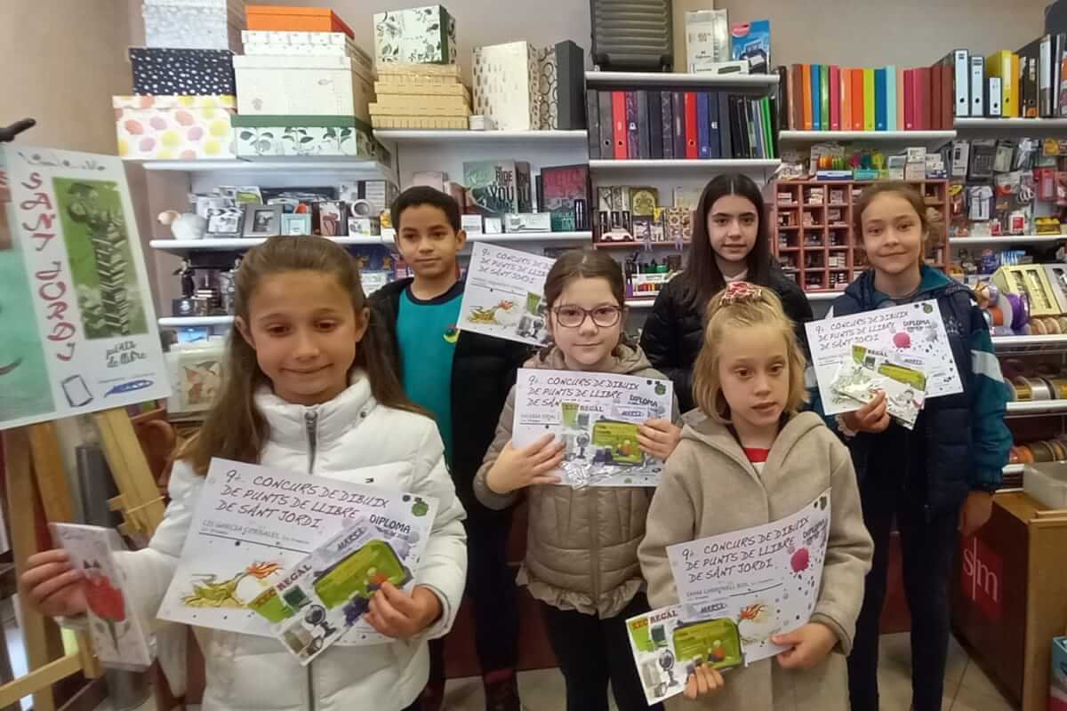 La Llibreria Marsà entrega els premis del 9è Concurs de Dibuix de Punts de Llibre de Sant Jordi