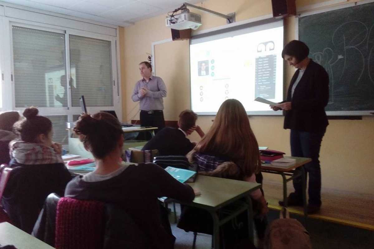 La gamificació en l'empresa, en una conferència pels alumnes de Batxillerat de l'institut