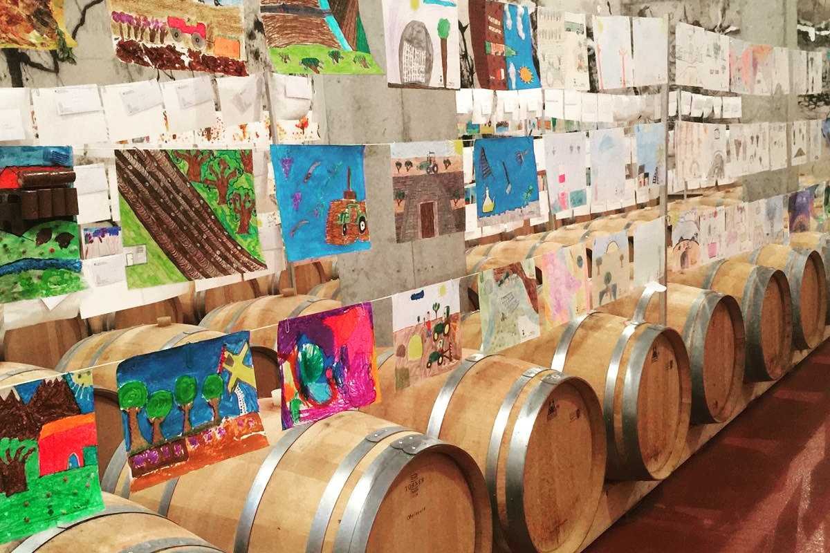Setè concurs infantil de pintura al celler Mas Blanch i Jové