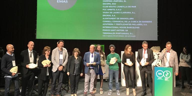 El Consell Comarcal rep una distinció per la seva gestió mediambiental