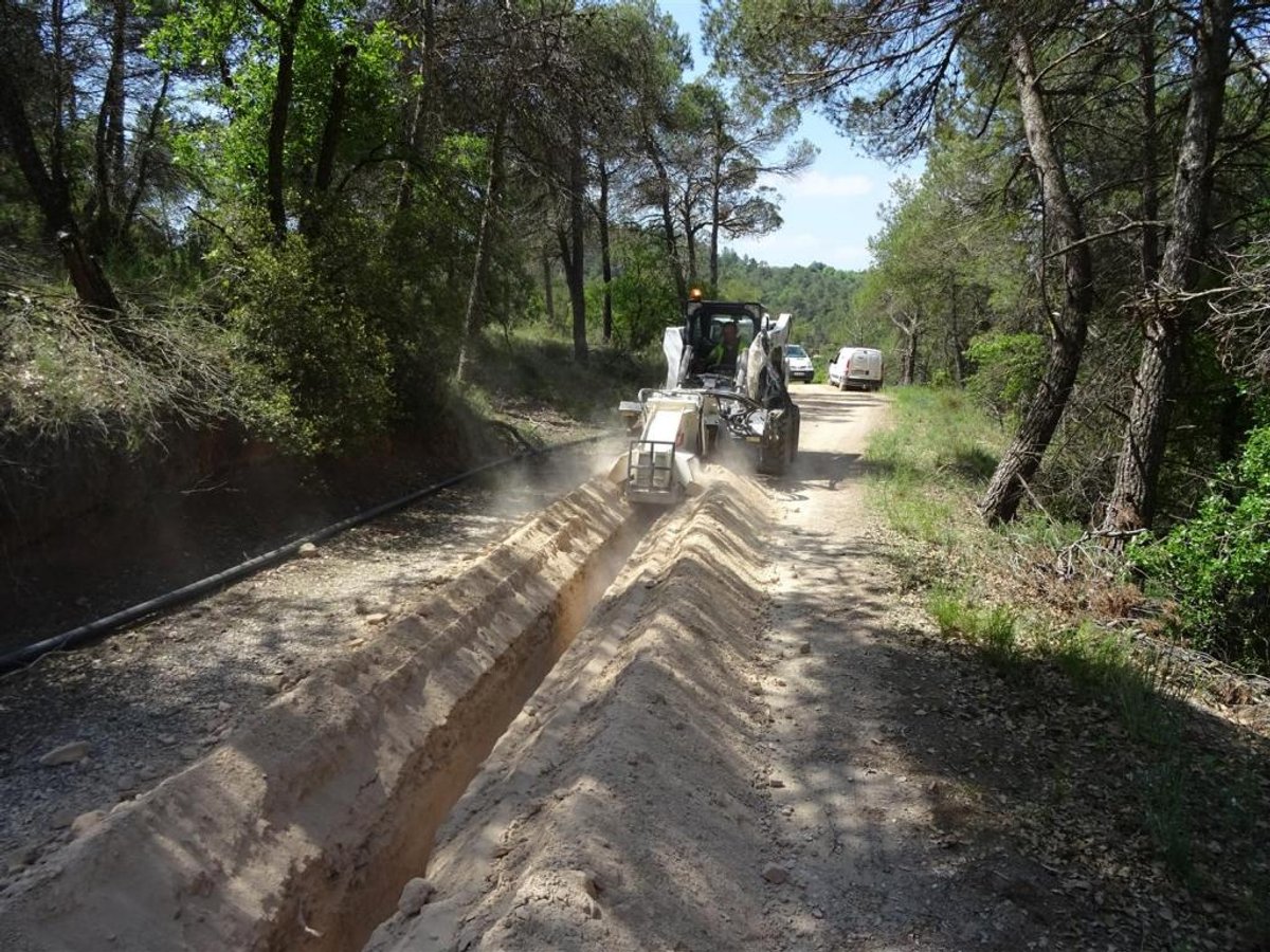 Senan ja té enllestida la infraestructura que abastarà el municipi amb aigua potable