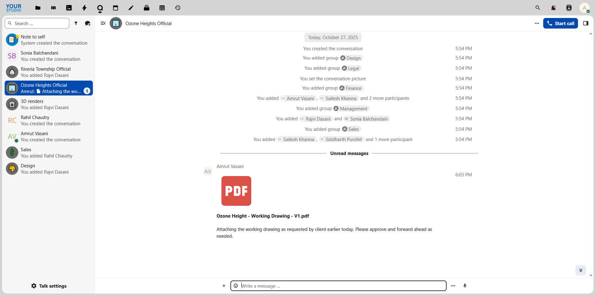 Organization-wide Chat & Communication