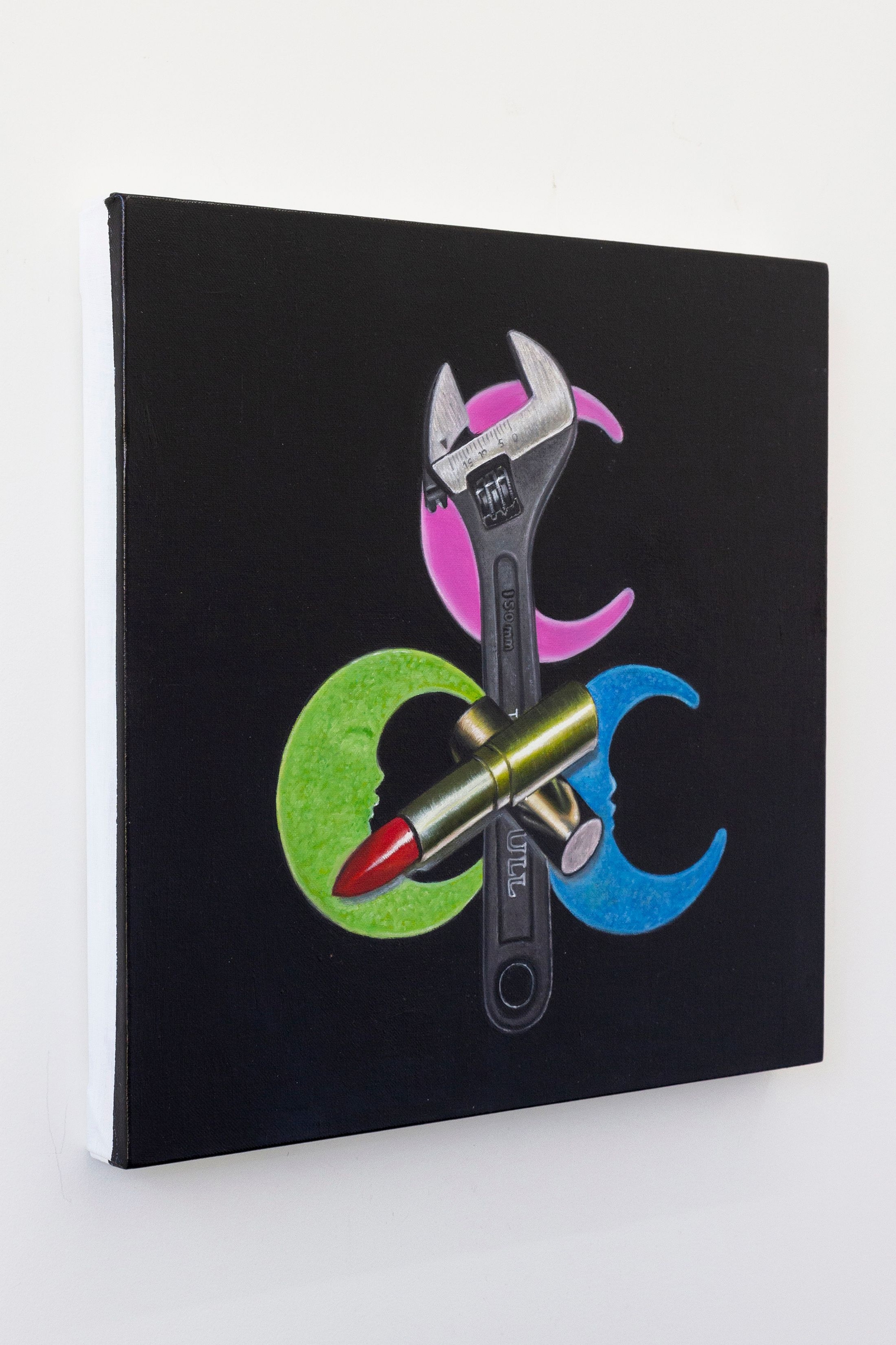 Victoria Todorov, moonshine, contemporary art, oil on canvas, painting