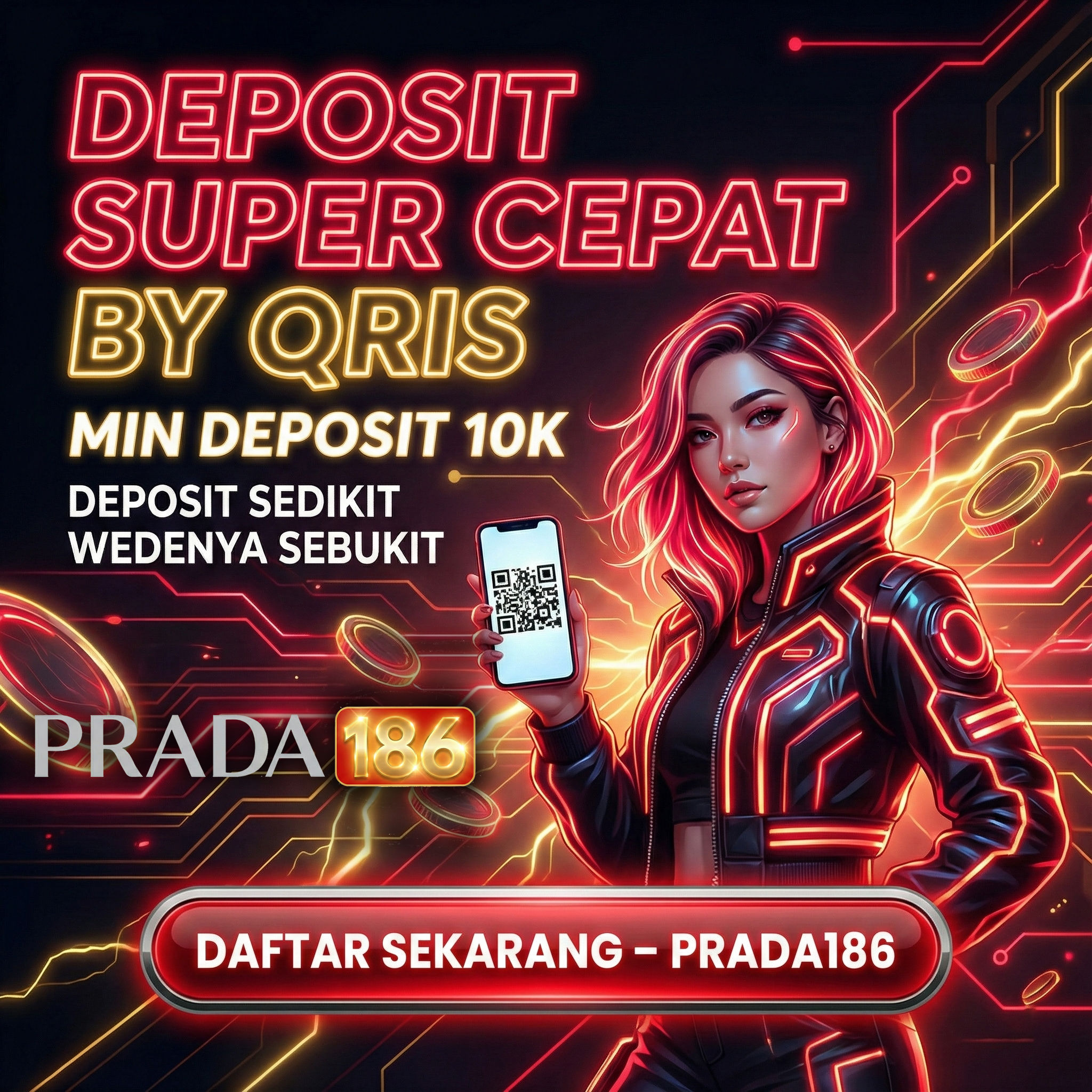 PRADA186 Deposit QRIS 25RB